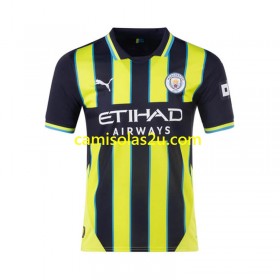 Camisolas de futebol Manchester City Equipamento Alternativa 2024/25 Manga Curta